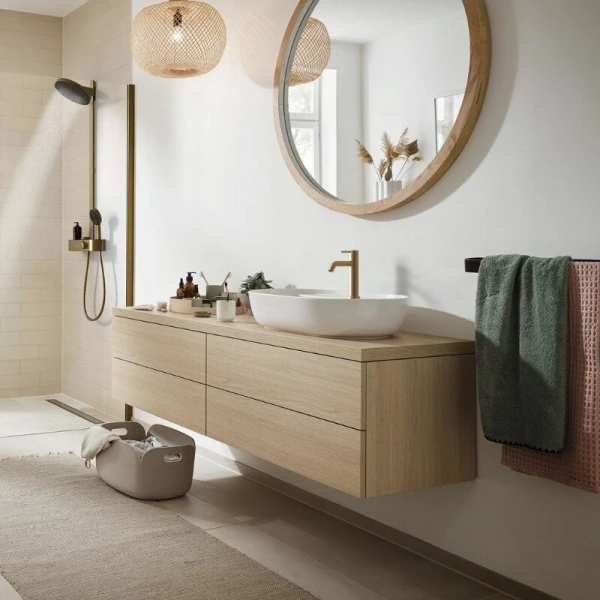 Фото смеситель для раковины hansgrohe tecturis s 73312140