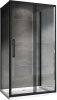 Душевое ограждение Abber Schwarzer Diamant 120x70 см AG30120BH-S70B-S70B