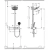 Фото душевая стойка hansgrohe pulsify 24241670