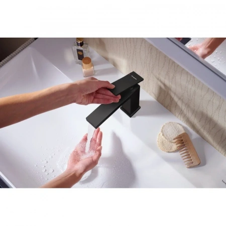 Фото смеситель для раковины hansgrohe tecturis e 73012670