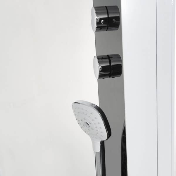 Фото душевая кабина orans sr-89101ls white, long door handle 100x100 см