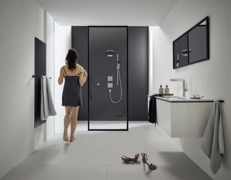 Фото смеситель для раковины hansgrohe finoris 76063000