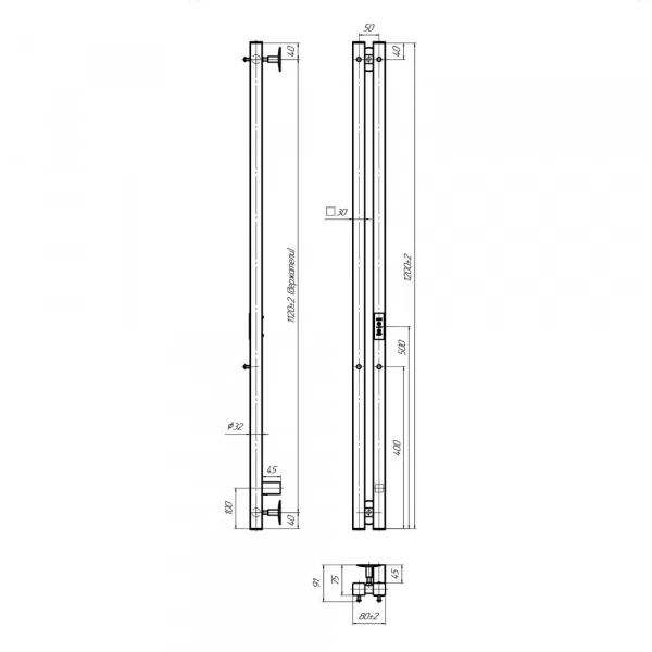 Фото электрический полотенцесушитель indigo style 2 pro 120/8 lspre120-8wmrt