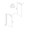 Фото душевая стенка vincea walk in 120 см vsw-1h120cl
