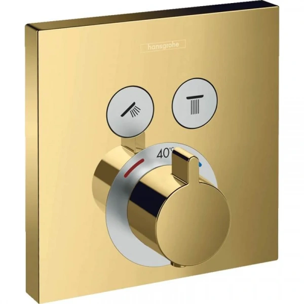 Фото термостатический смеситель для душа hansgrohe shower select 15763990