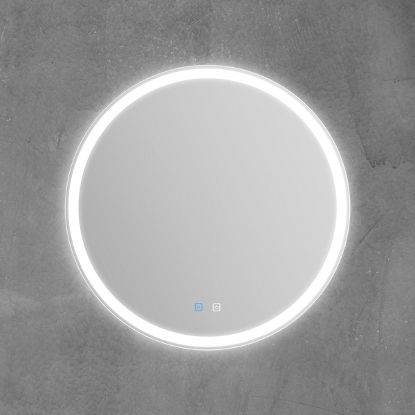 Фото зеркало с подсветкой belbagno 70 см spc-rng-700-led-tch-snd