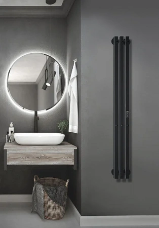 Фото электрический полотенцесушитель indigo style 120/18 без полки lspre120-18brrt