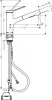 Фото смеситель для кухонной мойки hansgrohe zesis 74803000