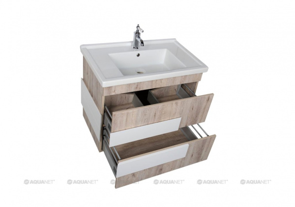 Фото тумба под раковину aquanet мадейра 80 см 183071