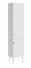 Пенал напольный ASB Woodline Федерика 40 см цвет: Белый 80446