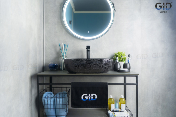 Фото раковина накладная gid d1302h004 50 см
