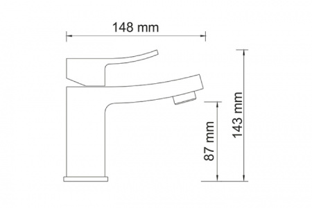 Фото смеситель для раковины wasserkraft exter 1603