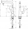 Фото смеситель для кухни hansgrohe talis select s 72820800