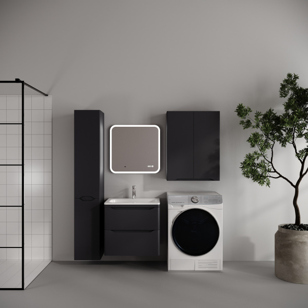 Фото тумба под раковину style line марелла 60 см сс-00002559 графит