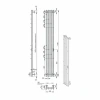 Фото электрический полотенцесушитель indigo  style 4 pro 150/18 lspre150-18rt