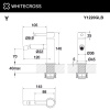 Фото смеситель для биде whitecross y y1220glb, цвет: золото