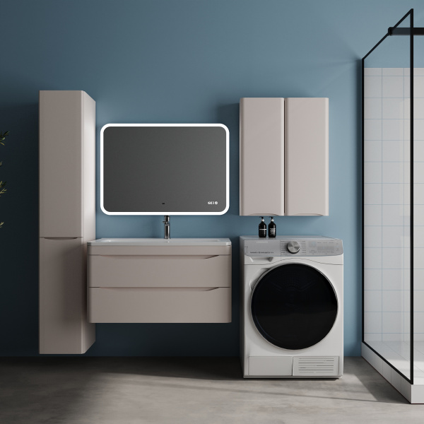 Фото тумба под раковину style line бергамо 90 см сс-00002535 карамель