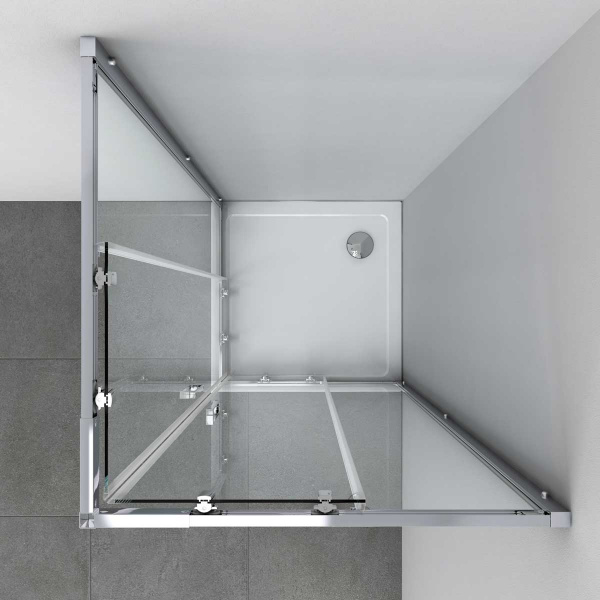 Фото душевое ограждение vincea rapid 90x90 см  vss-3r80/90cl