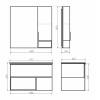 Фото тумба с раковиной comforty франкфурт 91 см 00-00006503