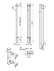 Фото электрический полотенцесушитель indigo style pro 90/8 lspre90-8brrt