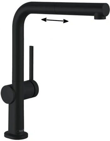 Фото смеситель для кухонной мойки hansgrohe talis 72845670