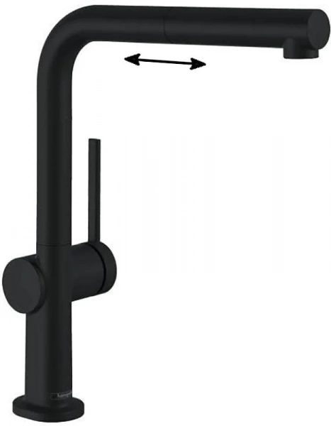 Фото смеситель для кухонной мойки hansgrohe talis 72845670