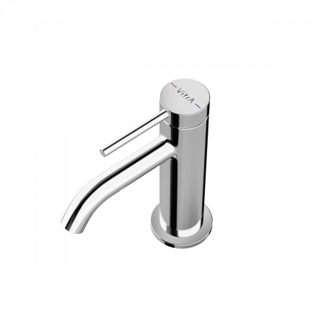 Фото смесители для раковины vitra minimax round a43530exp цвет хром