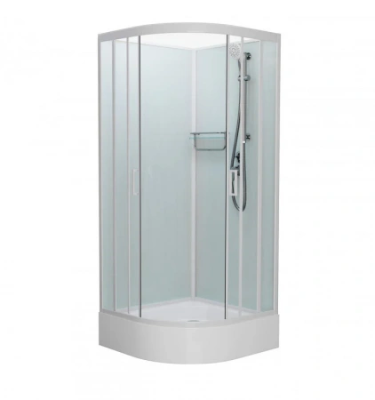 Фото душевая кабина frank f409/1 м white 90x90 см 20025