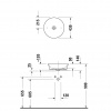 Фото раковина накладная duravit white tulip 43 см 2362430079