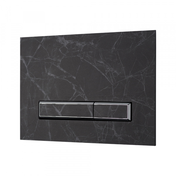 Фото клавиша смыва kk-pol lapis grande v1, quartz (nero greco)