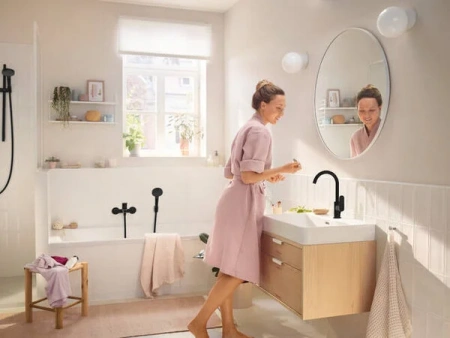 Фото смеситель для ванны hansgrohe rebris s 72443670