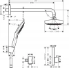 Фото душевая стойка hansgrohe croma select e 27296000