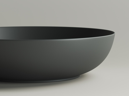 Фото раковина накладная ceramicanova element 52 см, цвет: антрацит cn6017mdh