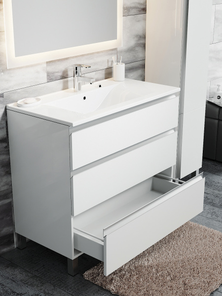 Фото тумба с раковиной sanvit  авеню-3 120 см kavenu3120