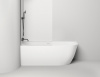 Фото ванна из искусственного камня salini sofia corner 170x85 см l 102515g глянцевая