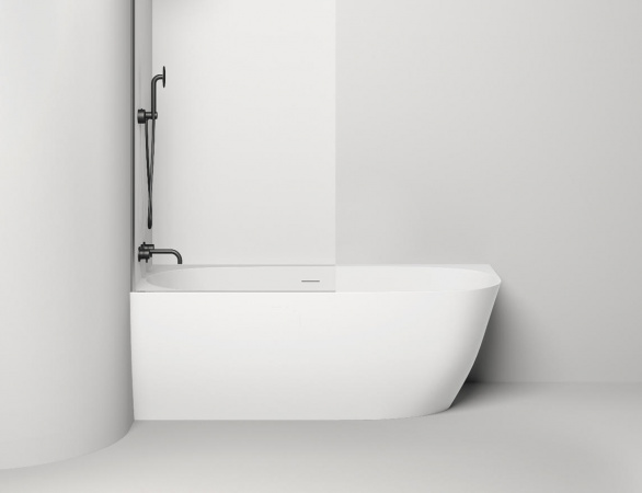 Фото ванна из искусственного камня salini sofia corner 170x85 см l 102515g глянцевая
