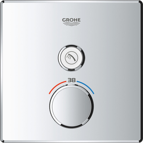 Фото термостатический смеситель для душа grohe grohtherm smartcontrol 29123000
