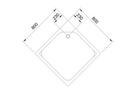 Фото поддон royal bath 80x80 см rb80hp