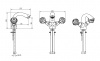 Фото смеситель для раковины boheme brillante presente 351