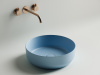 Фото раковина накладная ceramicanova element 39 см, цвет: голубой cn6022ml
