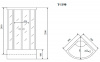 Фото душевая кабина timo comfort t-8890f 90x90 см
