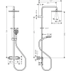 Фото душевая стойка hansgrohe vernis shape 26427670