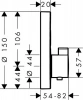 Фото термостатический смеситель для душа hansgrohe shower select s 15743670