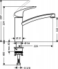 Фото смеситель для кухонной мойки hansgrohe focus 31816800