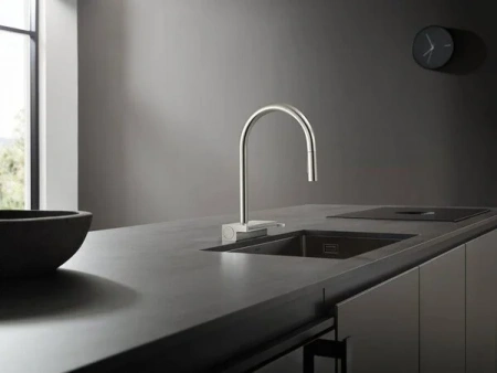 Фото смеситель для кухонной мойки hansgrohe aquno select 73831000
