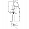 Фото смеситель для кухни grohe essence new 30294a00, цвет: темный графит