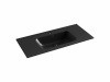 Фото раковина накладная ceramicanova element 101 см, цвет: черный cn7003mb