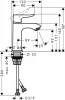 Фото смеситель для раковины hansgrohe metris 31186000