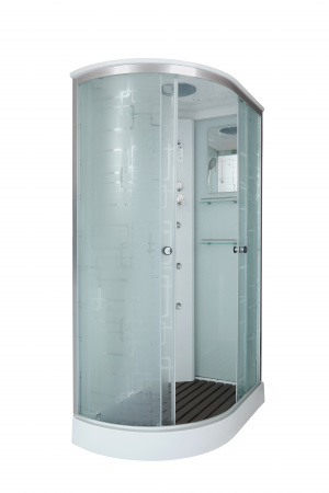 Фото душевая кабина dto 120x80 см em1512rgm+el с гидромассажем и электрикой