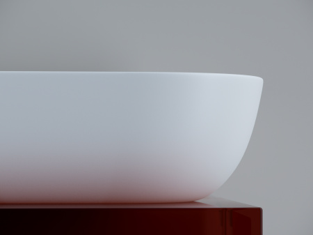 Фото раковина накладная ceramicanova element 45.5 см, цвет: белый cn6009mw